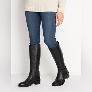 Neiman Marcus Black Knee High Riding Boots Size: 36 EU, 5.5 US